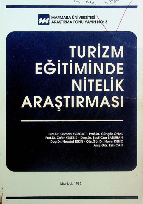 Turizm Eğitiminde Nitelik Araştırması