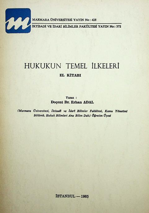 Hukukun Temel İlkeleri: El Kitabı